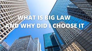 WHAT IS BIG LAW AND WHY I CHOSE IT FOR MY CAREER PATH