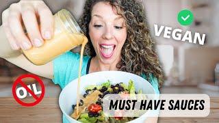 3 Oil-free Plant Based Sauces  that are GAME CHANGERS!