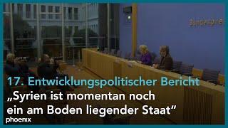 BPK | Entwicklungspolitik: 17. Entwicklungspolitischer Bericht mit Ministerin Svenja Schulze