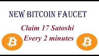 New Bitcoin Faucet - Claim 17 Satoshi - Every 2 min