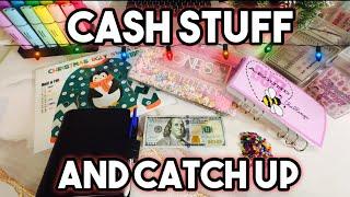 Mini Cash Stuffing + Etsy Shop Update & Savings Challenges | Budgeting for Xmas & Cricut Projects!