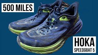 Did it Hold Up? 500 Miles Trail Running in the Hoka Speedgoat 5