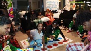 FUNNYMIKE AND JALIYAH PLAY TWISTER WITH THE GROUP (GONE RIGHT)