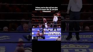 Ref had to make a call before he did the count  #boxing #funny #comedy #knockout #ko