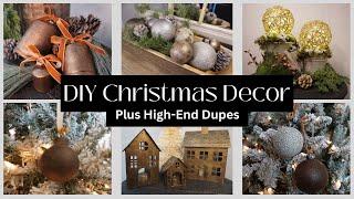 CHRISTMAS DIY DECOR  2023  || High-End Dupes from Arhaus, Anthropologie, Burke Decor and Many More