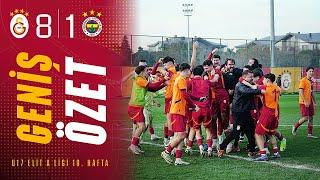  GENİŞ ÖZET | Galatasaray U17 8-1 Fenerbahçe U17 (U17 Elit A Ligi 19. Hafta)