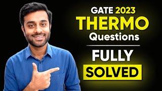 Detailed Explanation of Thermodynamics Questions | GATE 2023 | Mechanical