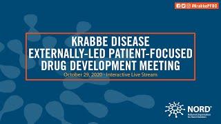 Patient-Focused Drug Development (PFDD) Meeting For Krabbe Disease