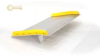 TAS Aluminum Truck Dockboards with Steel Safety Curb - Gold Key Equipment