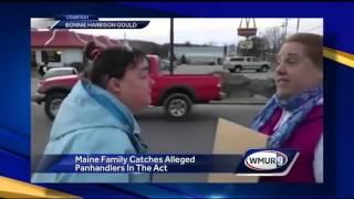 Maine family confronts 'fraudulent' panhandlers