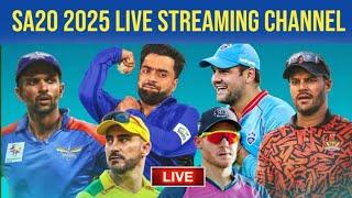 SA20 League 2025 live streaming | SA20 2025 live telecast TV channel  | SA20 live streaming online