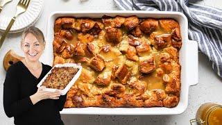 Bread Pudding that's Sweetened to Perfection (with Optional Sauce!)