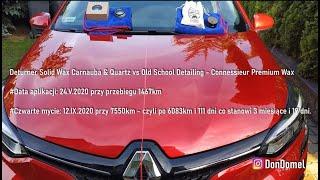 Deturner Solid Wax Carnauba & Quartz vs Old School Detailing - Connessieur Premium Wax after 6083km