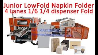 High Speed Junior Low Fold Dispenser Napkin Paper Making Machine for tissue paper in China