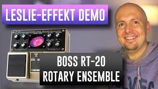 Leslie Effektgerät - Leslie-Pedal Gitarre - Boss RT-20 Rotary Ensemble