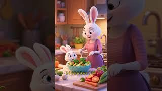 挑食的小白兔#0-6岁绘本故事 #育儿#动画 #治愈系 #原创动画 #启蒙早教 #育儿
