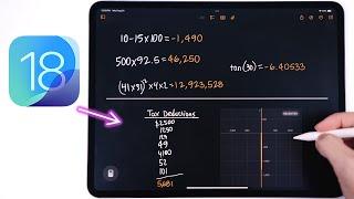 The NEW iPad Calculator App is AMAZING in iOS 18! (here’s how to use it)