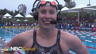 Lilly King dominates 50m breaststroke at TYR Pro Swim Series in Mission Viejo | NBC Sports