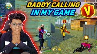 Daddy Calling In My GAME  Akshay Akz Vs Daddy Calling - Free Fire Kerala