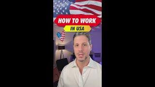  How to work in USA with the H-2B visa #shorts