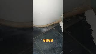 소변기누수 #화장실누수 #누수탐지 #방수누수