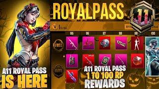 Surprise  A11 Royalpass 1 To 100 Rp 3d Rewards | Emotes And All Weapons and Outfits | Pubgm\Bgmi