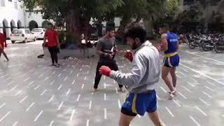 ROHIT JANGID Pre Fight Warm Up