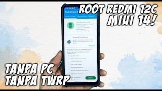 LATEST! How to ROOT REDMI 12C MIUI 14 Without PC & Without TWRP!