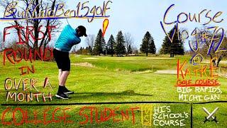 Course Vlog #72 @ Katke Golf Course| Trying to Save My Handicap at My College’s Course