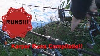 Karper Runs Compilatie ( Delkim Runs Carp Fishing)