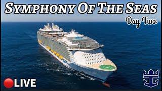 LIVE: Royal Caribbean SYMPHONY OF THE SEAS! Day 2 at Sea: ANCHORS AWAY PARADE, SHIP SCAVENGER HUNT