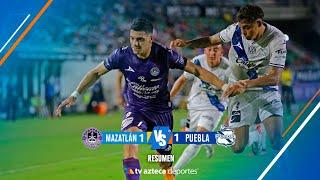 Resumen Mazatlán 1 - 1 Puebla | Liga BBVA MX Clausura 2024