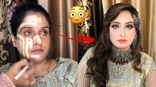 Walima bridal makeup tutorial step by step with enhanced beauty makeup products