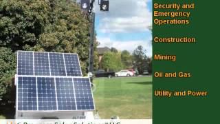 Mobile Solar Light Towers