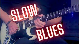 Super Slow Blues Guitar Backing Track - A Minor