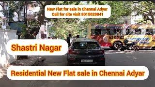 New Apartment for sale in Chennai Adyar city/ Location Adyar shastri Nagar/ One floor one Flat