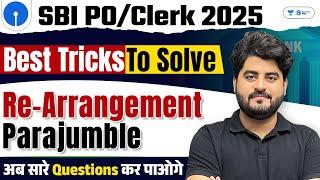 SBI CLERK/PO 2025 | Parajumbled Sentences / Re arrangement of sentences |English by Vishal Sir