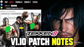 TEKKEN 8 - New Patch Update (1.10 Review + Analysis)