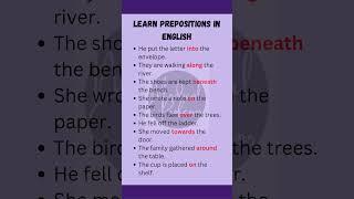 "Preposition Sentences: Master English Grammar with Ease" 