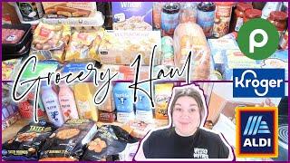 KROGER, PUBLIX, & ALDI HAUL | MORE STUFF FOR THANKSGIVING | Grocery Haul & Meal Plan | NOV 2024