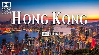 HONG KONG 4K ULTRA HD [60FPS] - موسيقى سينمائية ومناظر طبيعية حضرية مذهلة