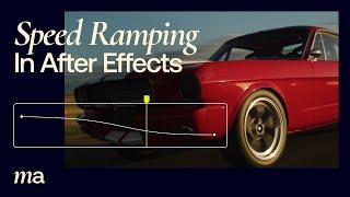 How To Create The Speed Ramp Effect In Ae