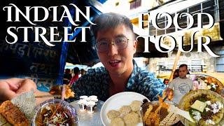 INDIAN STREET FOOD TOUR  - Momos, Dal Jalebi, Chole Chawal, and Chaat in Moradabad, India!