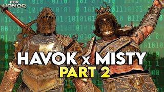 CHEATING Scripter Can't Handle HAVOK x KING MISTY Duo | For Honor