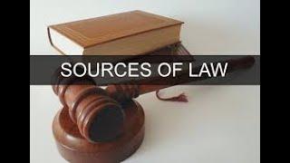 Sources of Law