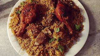 Muslim style mutton biryani