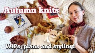 Autumn knitting plans  my inspirations, and how I'm styling them! Cosy DIY knitted wardrobe