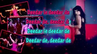 Deedar De (from "Dus") - Instrumental / Karaoke with Lyrics