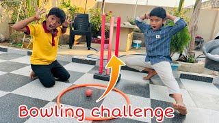 Bowling Challenge | Home Cricket | Trends adda vlogs