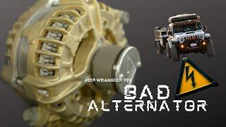 My Jeep's OEM alternator goes BAD!